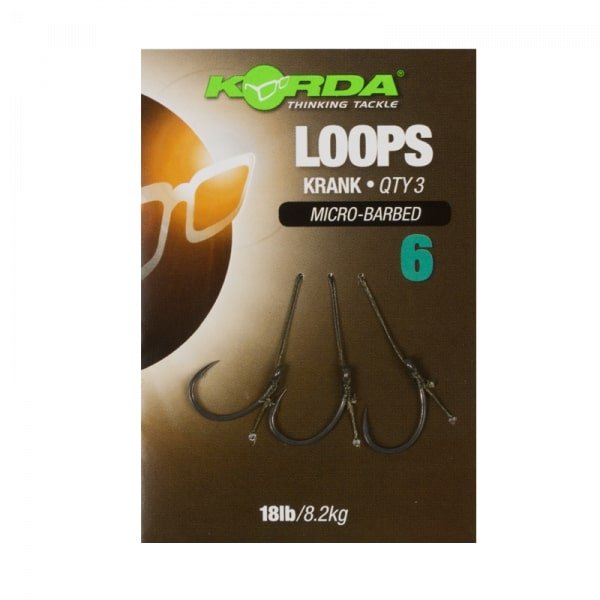 Korda - Loops Rigs Krank | 18Lb - Hengelsport De Goeie Vangst