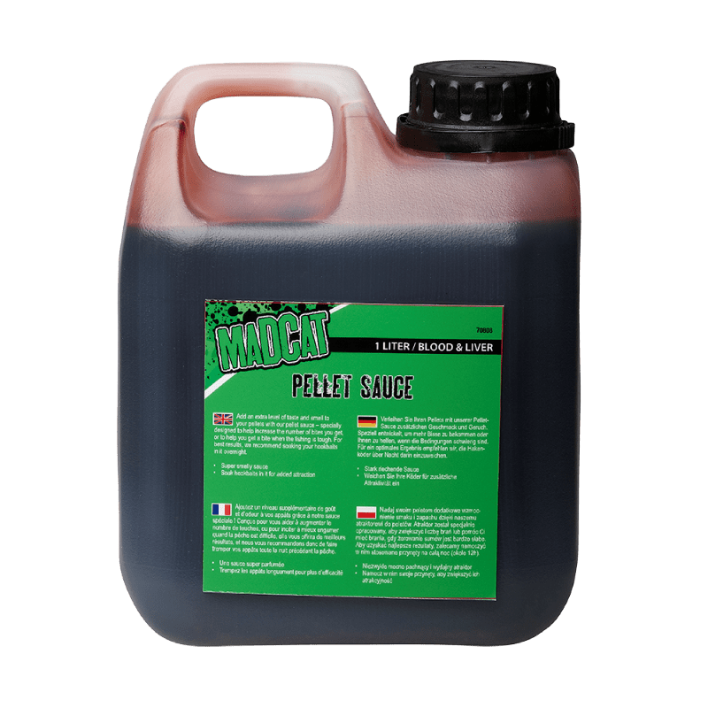 Madcat - Pellet Sauce 1000ml Blood & Liver - Hengelsport De Goeie Vangst