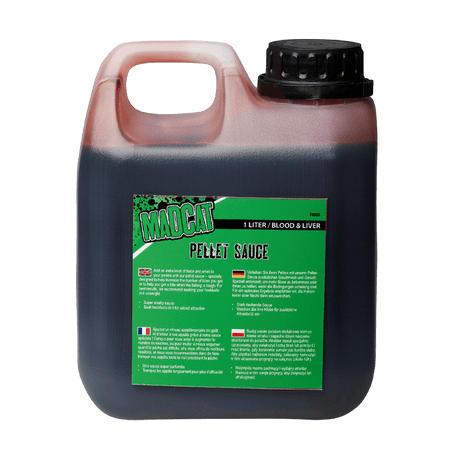 Madcat - Pellet Sauce 1000ml Blood & Liver - Hengelsport De Goeie Vangst