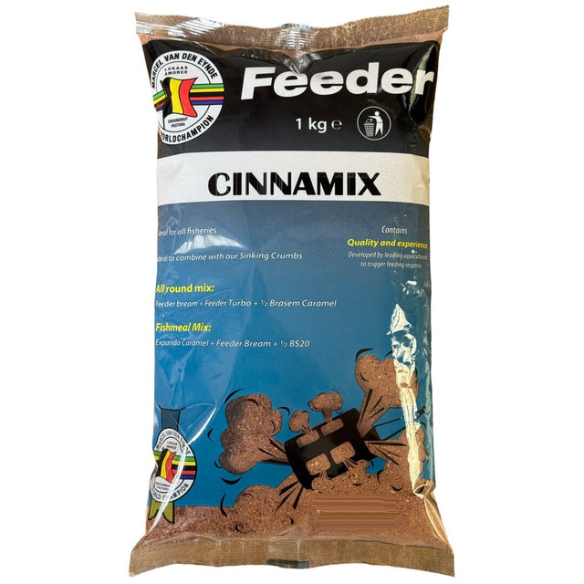 Marcel Van Den Eynde - Feeder Cinnamix Grondvoer | 1kg - Hengelsport De Goeie Vangst