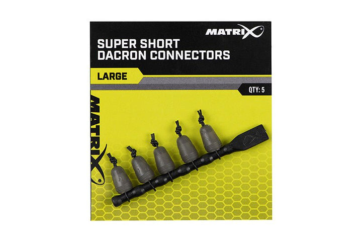 Matrix-Super Short Dacron Connectors-Medium - Hengelsport De Goeie Vangst