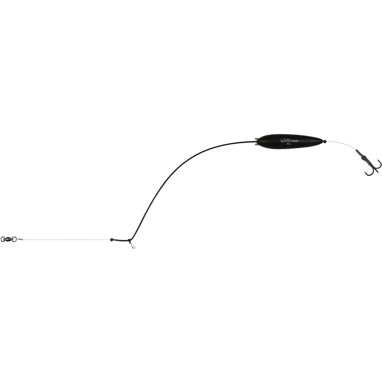 Mikado - Catfish Rig | Earth Worm Ready Rig met Rammelaar | 50g - Hengelsport De Goeie Vangst