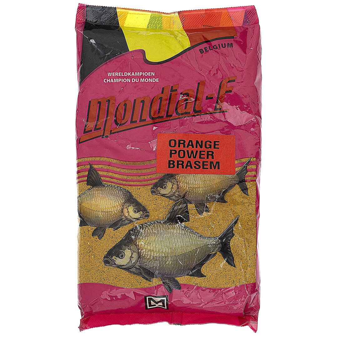 Mondial F. - Orange Power Brasem Lokvoer | 1kg - Hengelsport De Goeie Vangst