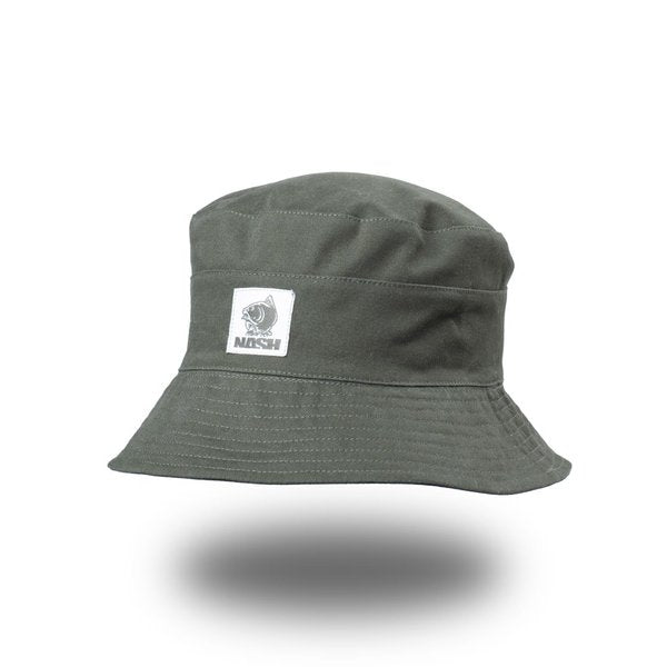 Nash - Make It Happen Badge Reversible Bucket Hat | Black/Green - Hengelsport De Goeie Vangst
