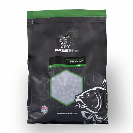 Nash - Monster Shrimp Boilies | 1kg - Hengelsport De Goeie Vangst