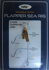 NGT-Double Hook Flapper Sea Rig-Haak: 1/0 - Hengelsport De Goeie Vangst