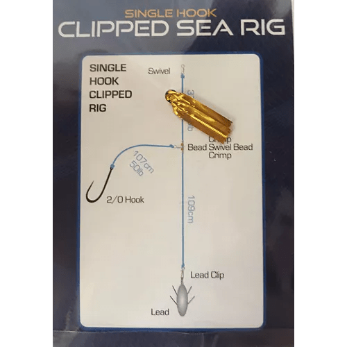 NGT - Single Hook Clipped Sea Rig - Hengelsport De Goeie Vangst