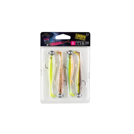 Fox Rage - Slick Shad Mixed UV Colour Pack Loaded - Hengelsport De Goeie Vangst