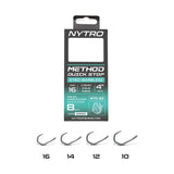 Nytro-NTO-B3 Barbless Method Quick-Stop Ready Tied Rigs – 10 cm-10 - 0.25mm - 12lb - Hengelsport De Goeie Vangst