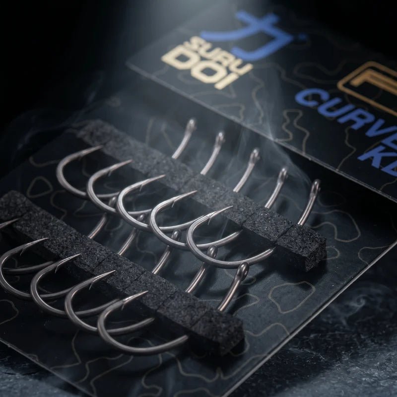 PB-SURUDOI Curved KD Hook PTFE Karperhaak-2 - De Goeie Vangst