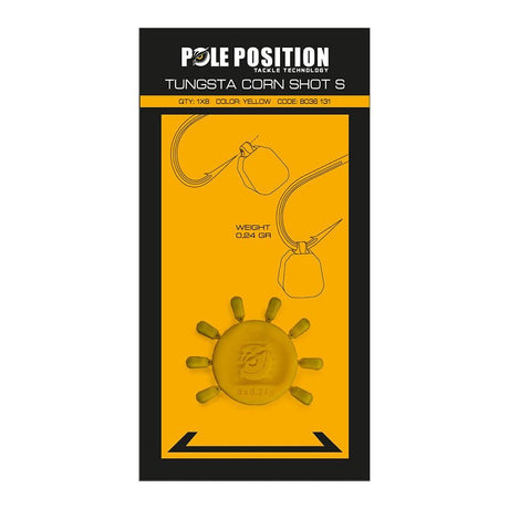 Pole Position-Tungsta Corn Shot On The Hook (8pcs)-S - Hengelsport De Goeie Vangst