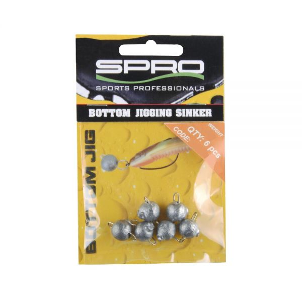 Spro-Bottom Jig-Silver-18g - De Goeie Vangst