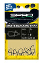 Spro - Matte Black Hd Snap Zwart - Hengelsport De Goeie Vangst
