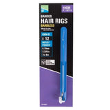 Preston-Banded Hair Rigs Barbless-10cm - haak 18 - Hengelsport De Goeie Vangst