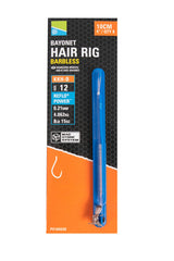 Preston-Bayonet Hair Rig Barbless-Haak: 10 - 0.24mm - Hengelsport De Goeie Vangst