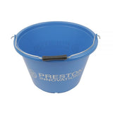 Preston-Bucket Blauw - Wit Visemmer 18l-18L - Hengelsport De Goeie Vangst