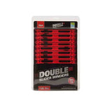 Preston-Double Slider Winders In A Tray | 18cm | Rood-18cm - Hengelsport De Goeie Vangst