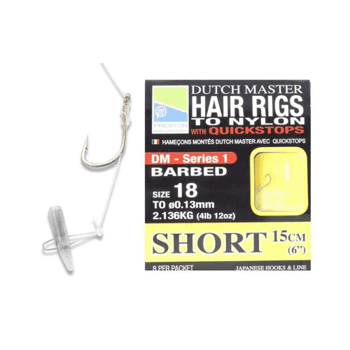 Preston - Dutch Master Hair Rigs With Quick Stops - Hengelsport De Goeie Vangst