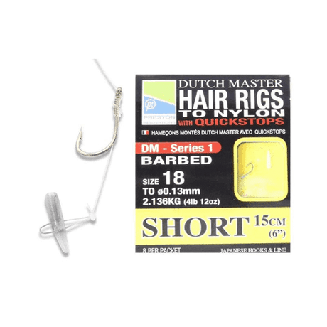 Preston - Dutch Master Hair Rigs With Quick Stops - Hengelsport De Goeie Vangst