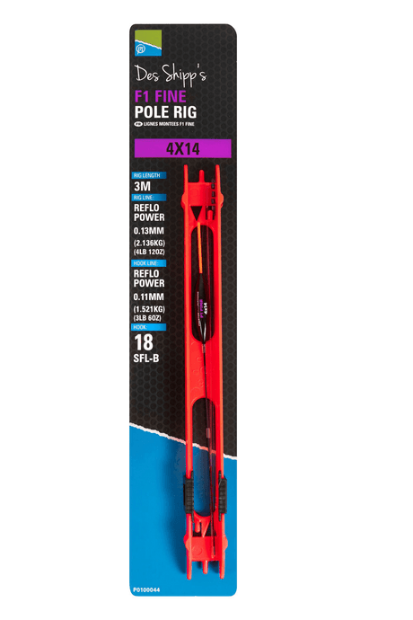 Preston - F1 Fine Pole Rigs - Hengelsport De Goeie Vangst