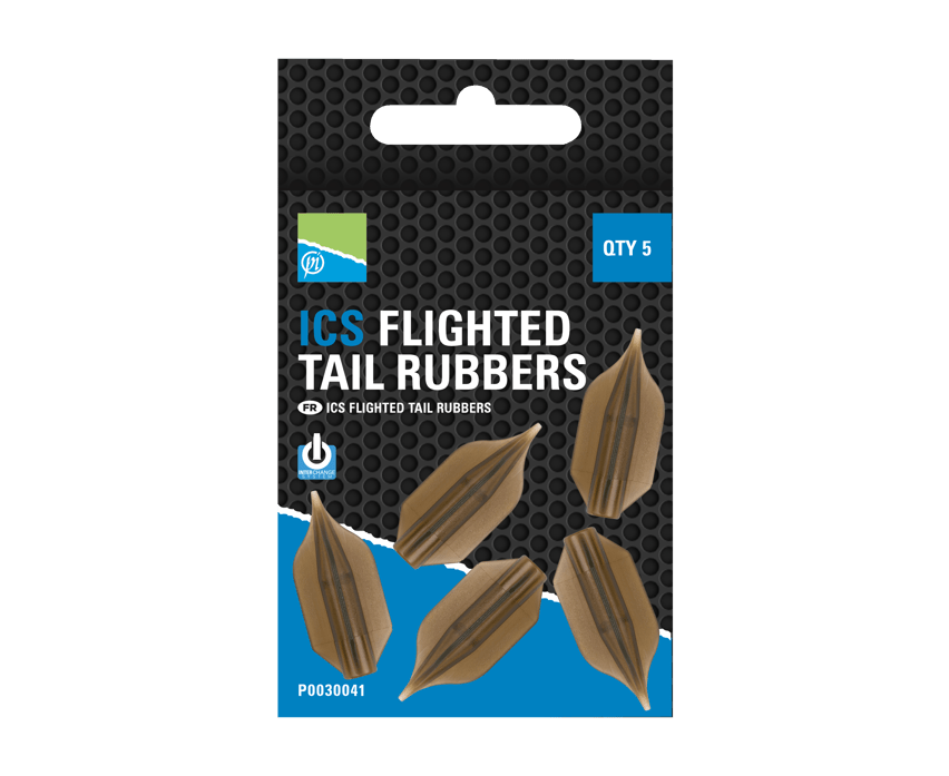 Preston - ICS Gevleugelde Tail Rubbers - Hengelsport De Goeie Vangst