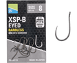 Preston-XSP-B Eyed Barbless Haken-8 - De Goeie Vangst