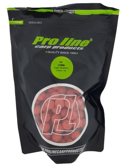 Pro Line-Fruity Raspberry Boilies | 1kg-Raspberry-20mm-Hengelsport De Goeie Vangst