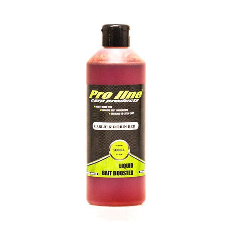 Pro Line - Liquid Bait Booster | Garlic & Robin Red | 500ml - Hengelsport De Goeie Vangst