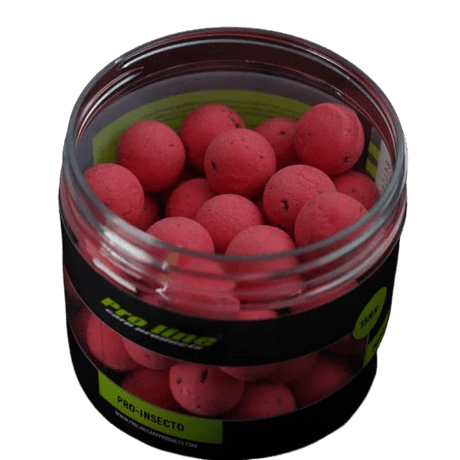 Pro Line-Pop-ups | Pro-insecto | 200ml-Donker rood-15mm-Hengelsport De Goeie Vangst