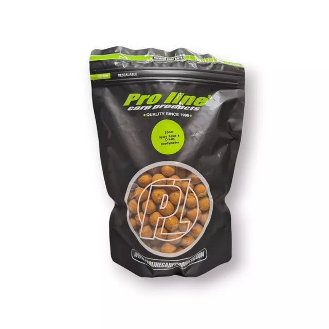 Pro Line - Spicy Squid & Cream Boilies 1kg - Hengelsport De Goeie Vangst