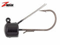 Z-Man-Weedless Pro Shroomz-Zwart-10g-Hengelsport De Goeie Vangst