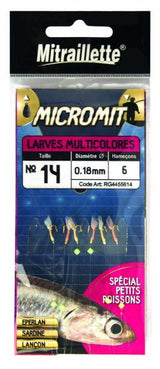 Ragot-MICROMIT® Larva Zeevisonderlijn-Multi Colour-6-De Goeie Vangst