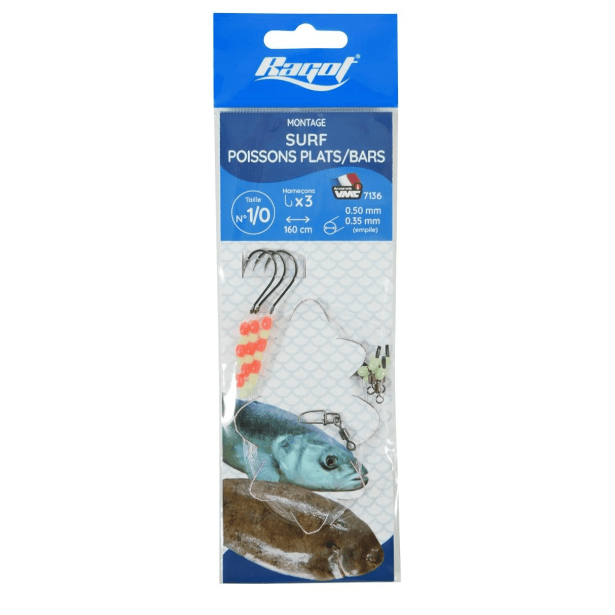 Ragot - Surf Rig Flat Fish Bass - Hengelsport De Goeie Vangst