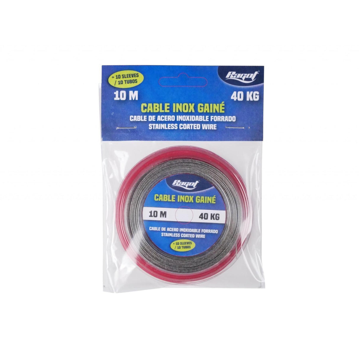 Ragot - Stainless Steel Leader + 10 Sleeves - Hengelsport De Goeie Vangst