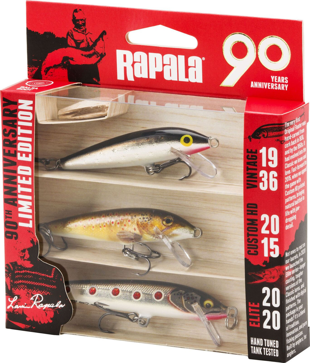 Rapala - 90 Years Lure Kit | Limited Edition - Hengelsport De Goeie Vangst