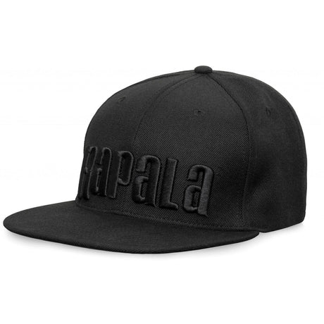 Rapala - Black Flat Brim Cap - Hengelsport De Goeie Vangst
