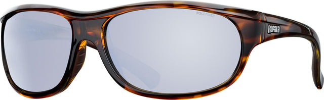 Rapala - Precision Luzia | Brown Havana Frame | Amber Lens Silver Mirror - Hengelsport De Goeie Vangst