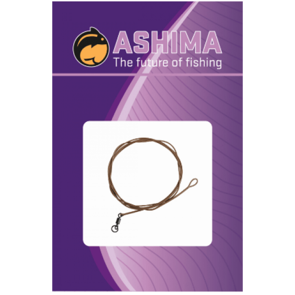 Ashima - Coated Leader Loop/ R - Swiv 100cm - Hengelsport De Goeie Vangst