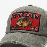 River Crew-Karper Visserspet Olijfgroen -RCKPG- Hengelsport De Goeie Vangst