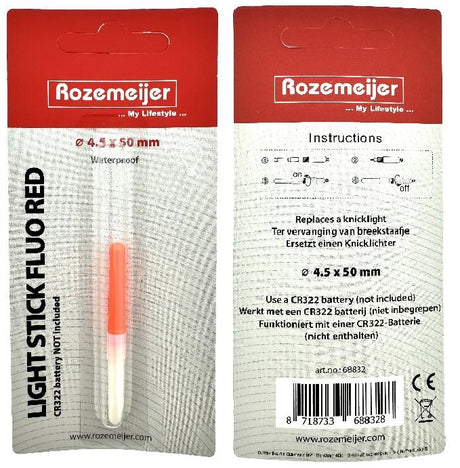 Rozemeijer - Light Stick | 4.5mmx50mm | Excl. Cr322 Batterij - Hengelsport De Goeie Vangst