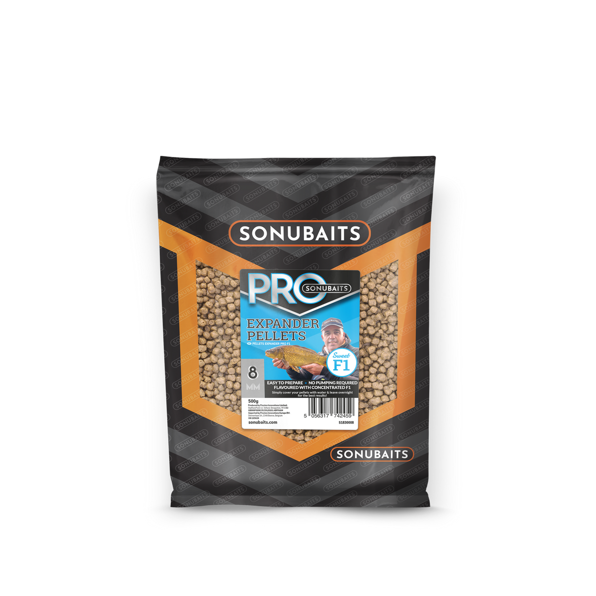 Sonubaits F1 Pro Expander Pellets 8mm 500g