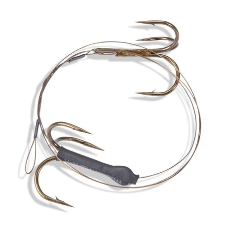 Saenger - 1X7 Stahlvorfach Mit 2 Drillingen - Hengelsport De Goeie Vangst