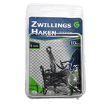 Savage Gear-Open Double Hook-Zwart-4-Hengelsport De Goeie Vangst
