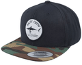 Salty Crew-Bruce 6 Panel Cap | Black Camo-Black Camo - Hengelsport De Goeie Vangst