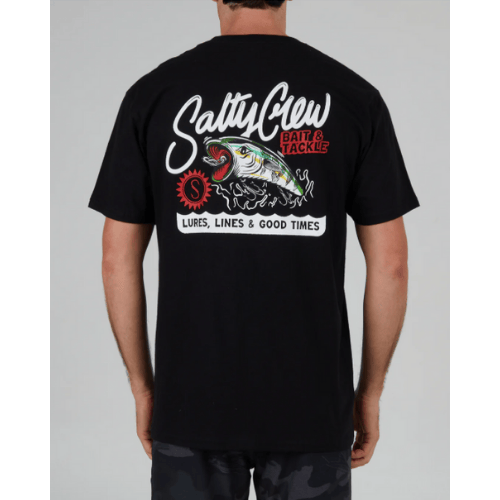 Salty Crew - Castoff Men’s Standard SS Tee | Black - Hengelsport De Goeie Vangst