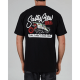 Salty Crew - Castoff Men’s Standard SS Tee | Black - Hengelsport De Goeie Vangst
