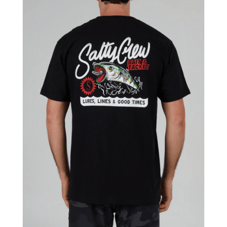 Salty Crew - Castoff Men’s Standard SS Tee | Black - Hengelsport De Goeie Vangst