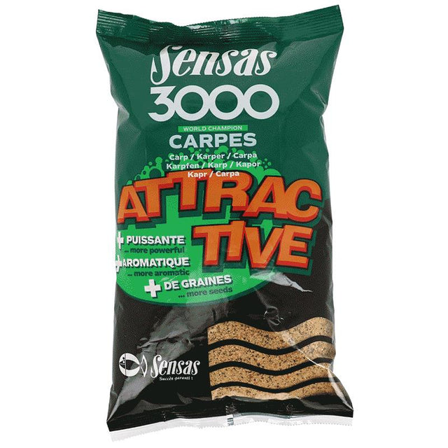 Sensas - 3000 Attractief Karper | 1kg - 13852 - Hengelsport De Goeie Vangst