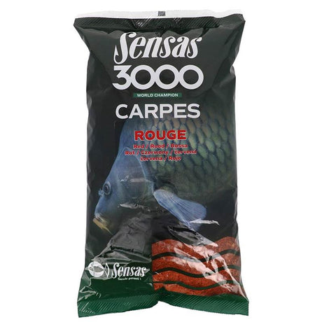 Sensas - 3000 Carpe Rood Lokvoer | 1kg - 00821 - Hengelsport De Goeie Vangst