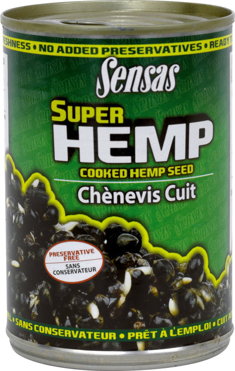 Sensas-Super Hemp Gekookte Hennep | 350g - De Goeie Vangst